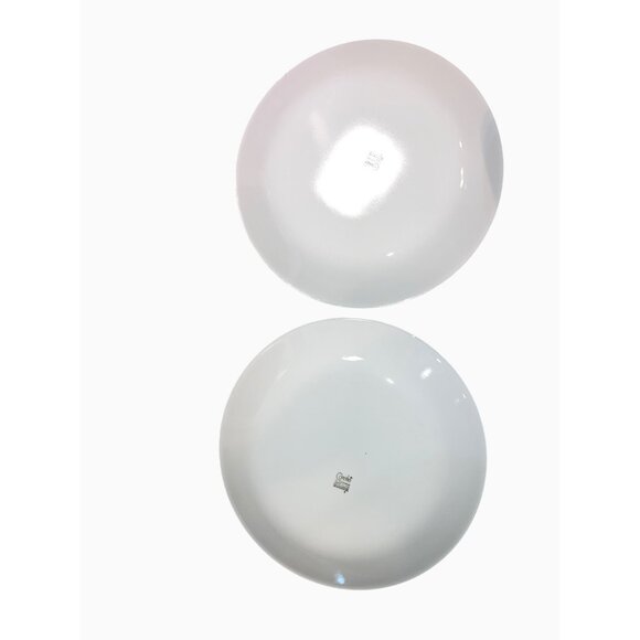 Vintage Corelle Ware Brown Woodland Floral 10 1/4" Dinner Plates White Brown - Picture 6 of 8